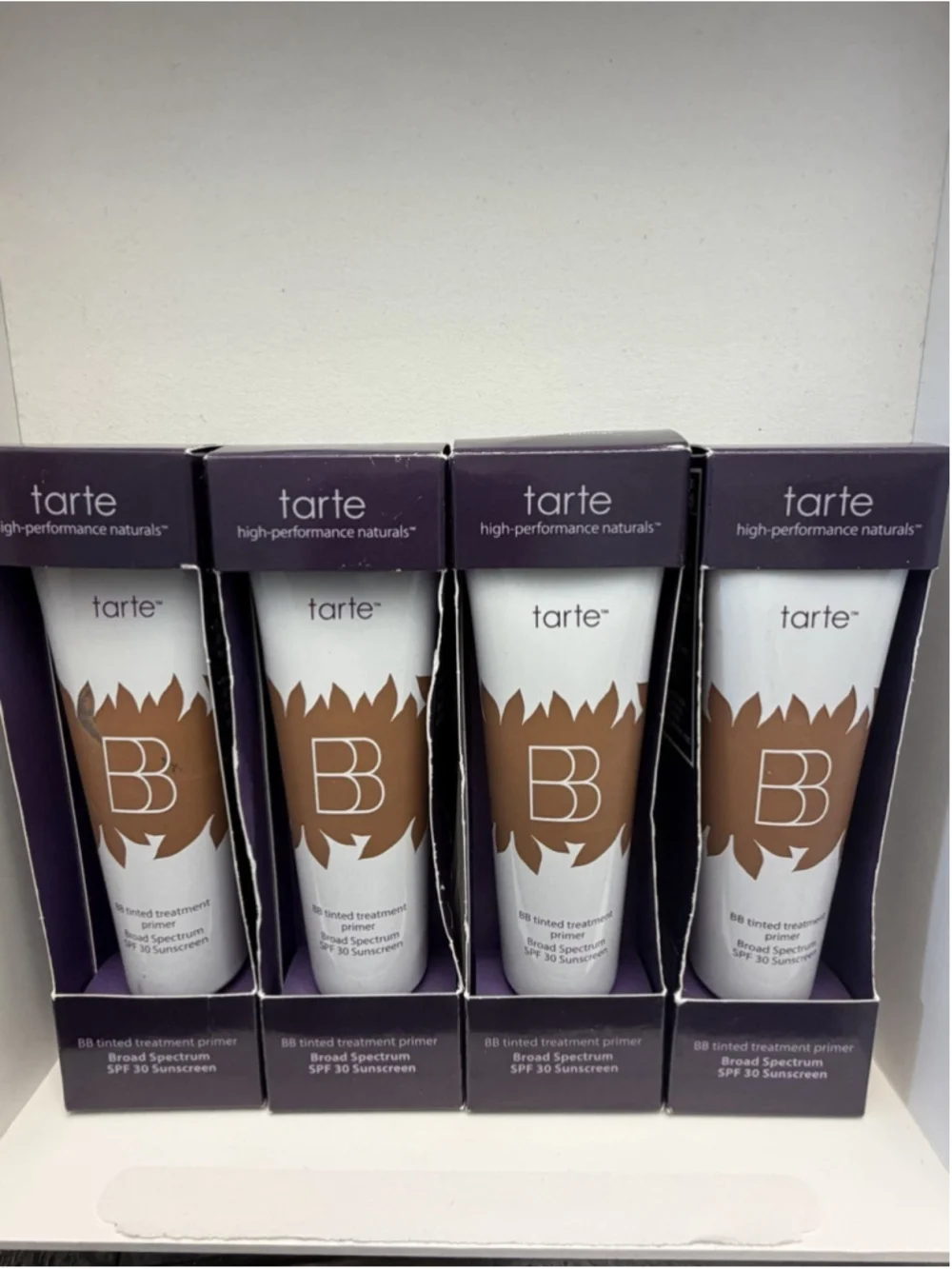 Tarte BB Tinted Treatment Primer SPF 30 Deep Lot of 4 New Expired 2023
